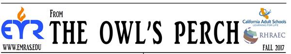 From The Owl's Perch September 2017